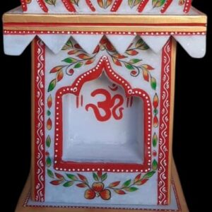 Marble Tulsi Pot (Printed)